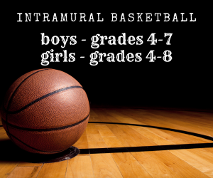 Presentational Intramural Basketball (4-7 Boys & 4-8 Girls) visual