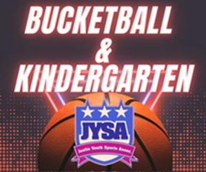 Presentational Bucketball and Kindergarten Basketball 2025/2026 visual
