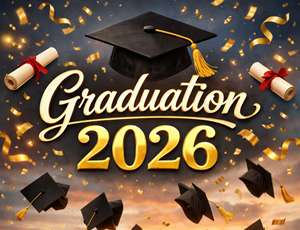 Presentational Graduation 2026 visual