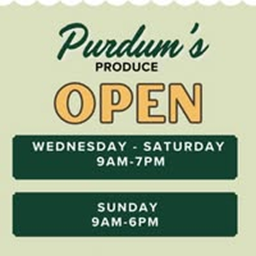 Purdum's Produce website
