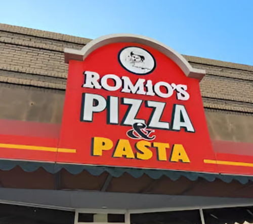 Romio's Pizza & Pasta website