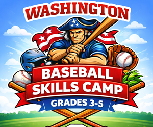 Presentational Washington High School Baseball Skills Camp (Grades 3-5 only) visual