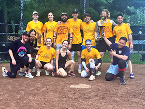 Presentational March Madness Softball Tournament visual