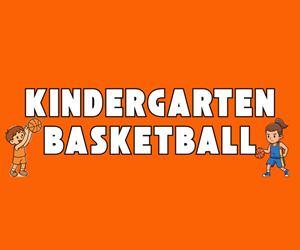 Presentational 2026 KINDERGARTEN BASKETBALL visual