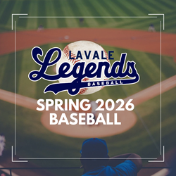 Presentational LaVale Baseball 2026 visual