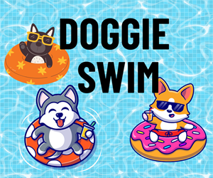 Presentational Doggie Swim visual