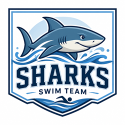 Presentational Sharks Swim Team visual