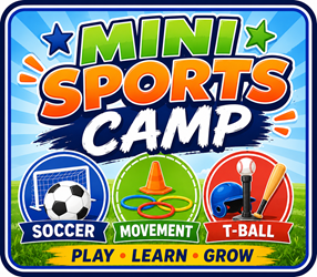 Presentational Mini Sports Camp 2026 visual