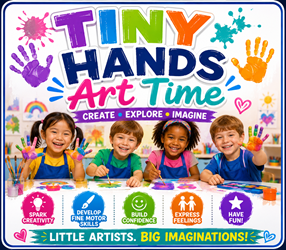 Presentational Tiny Hands Art Time visual