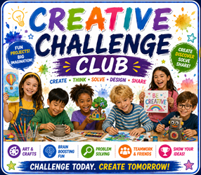 Presentational Creative Challenge Club (Ages 5-8) visual