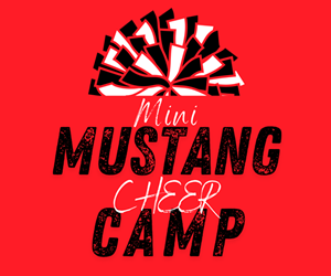 Presentational Mustangs Cheer Mini Camp visual