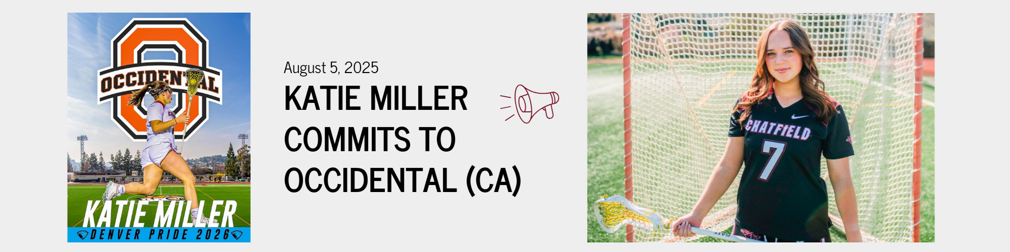Katie Miller Occidental Women's Lacrosse
