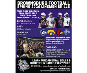 Presentational 2026 Football Linemen Skills visual