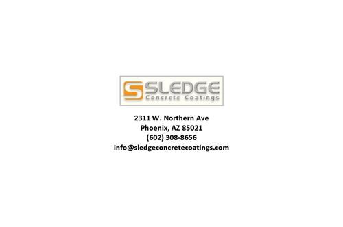 Sledge Concrete Coatings website