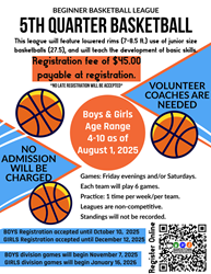 Presentational 5th Quarter Basketball visual