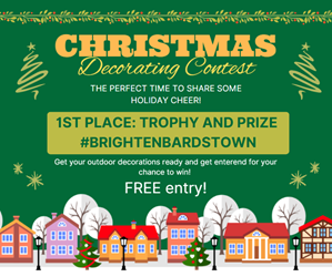 Presentational Brighten Bardstown — Holiday Decorating Contest Entry visual