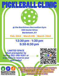 Presentational Pickleball Clinic 2026 visual