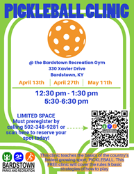 Presentational Pickleball Clinic 2026 visual