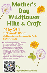 Presentational Mother's Day Wildflower Hike/Craft visual
