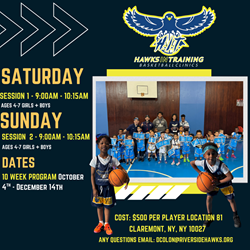 Presentational 2025 Fall Hawks In Training visual