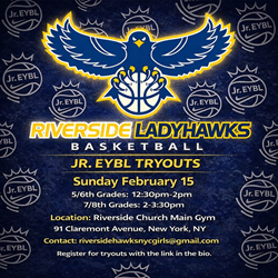 Presentational Spring 2026 Girls Jr. EYBL Tryouts visual