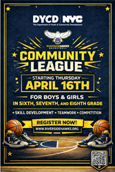Presentational 2026 Spring Community League visual