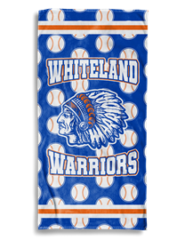 Warriors Baseball Beach Towel (30