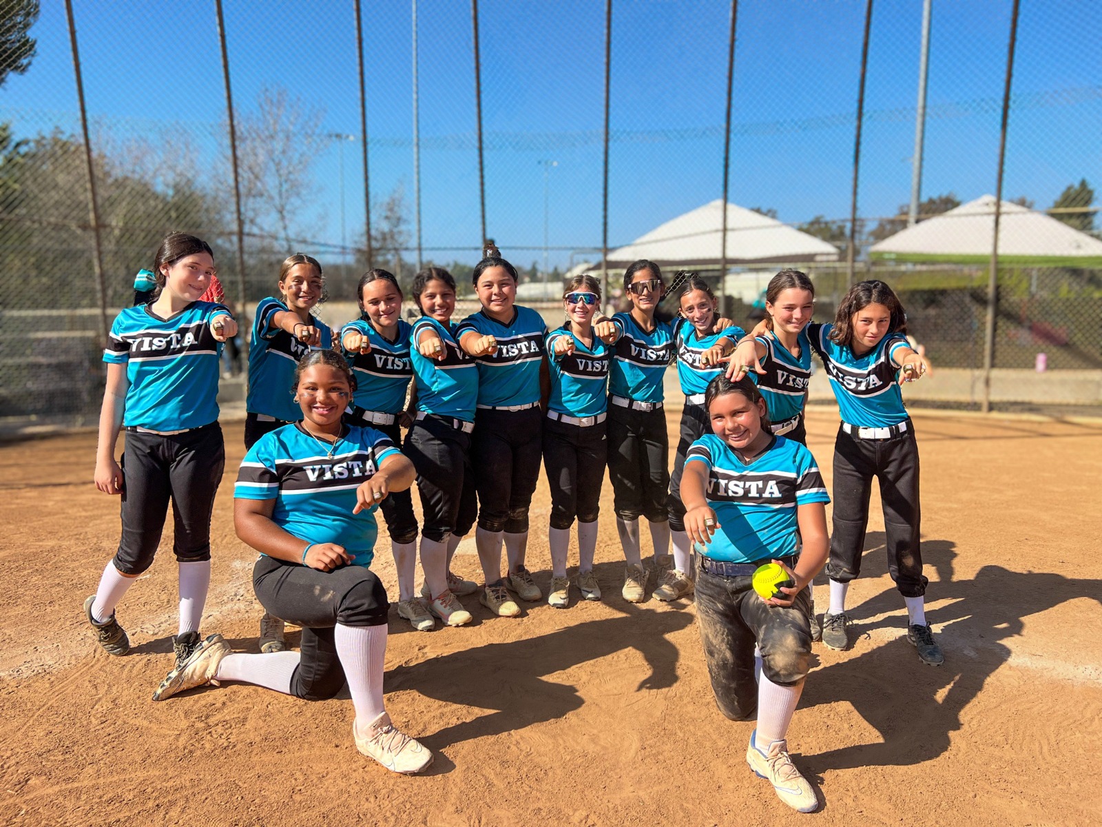 Tennis ball on a court