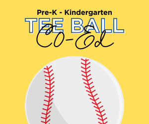 Presentational Pre-K & Kindergarten Tee-Ball visual