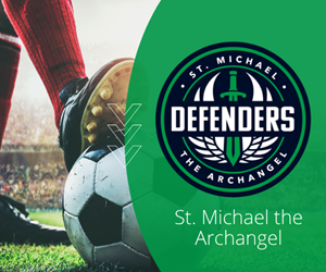 Presentational 2026 St Michael Soccer K-8th visual