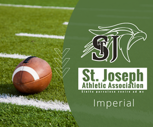 Presentational 2026 St Joseph-Imperial Flag Football visual