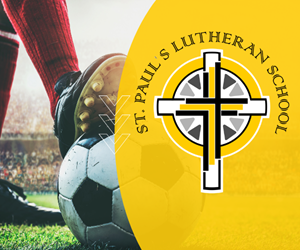 Presentational 2026 St Paul's Lutheran Soccer K-4th visual