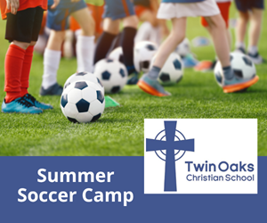 Presentational Twin Oaks Soccer Camp 2026 visual