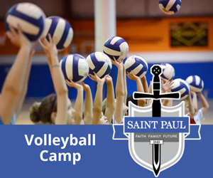 Presentational St Paul-St Paul / HPSTL Volleyball Camp 2026 visual