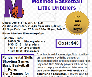 Presentational 2025-2026 Little Dribblers visual