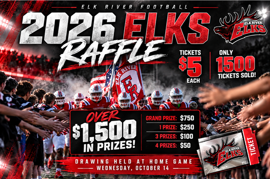 ELK RIVER FOOTBALL - 2026 RAFFLE link