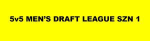 Presentational 5v5 Men's Draft League SZN 1 visual