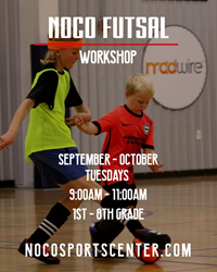 Presentational NOCO Futsal | Youth Workshop visual