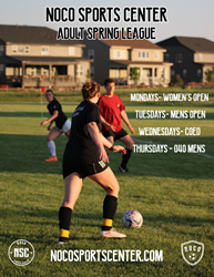 Presentational NOCO Soccer | 7v7 Adult Spring League visual