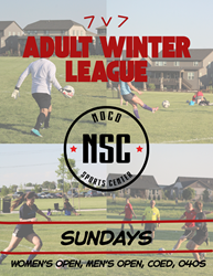 Presentational NOCO Soccer | 7v7 Adult Winter League visual