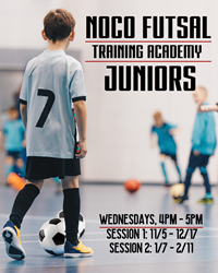 Presentational NOCO Futsal | Academy Training Juniors visual