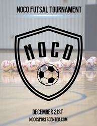 Presentational NOCO Futsal | December 21st Tournament visual