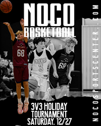 Presentational NOCO Basketball | 3v3 Holiday Tournament visual