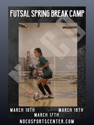 Presentational NOCO Futsal | Spring Break Camp visual