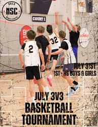 Presentational NOCO Basketball | July 3v3 Tournament visual