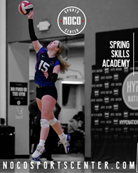 Presentational NOCO Volleyball | Spring Skills Academy visual