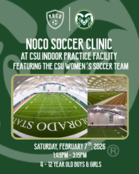 Presentational NOCO Soccer | CSU Clinic 2/7/26 visual