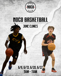Presentational NOCO Basketball | June Clinics visual