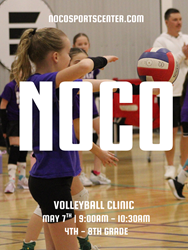 Presentational NOCO Volleyball | March 7th Clinic visual