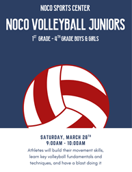 Presentational NOCO Volleyball |  Juniors Clinic visual